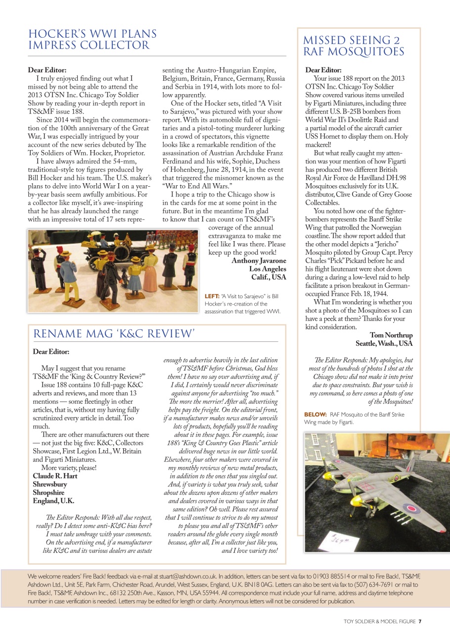 Toy Soldier & Model Figure Preview Pages