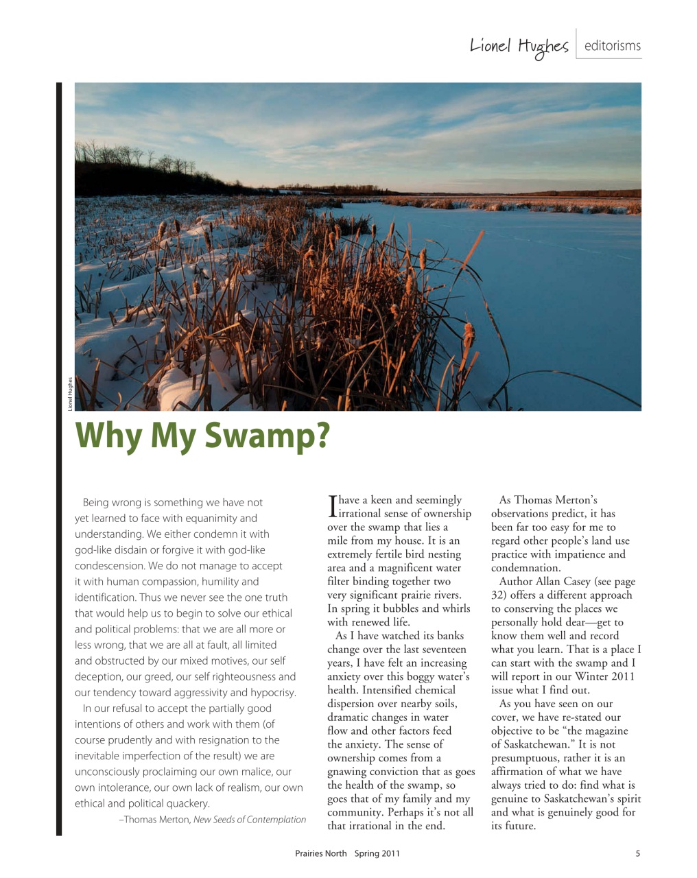 Prairies North Magazine Preview Pages