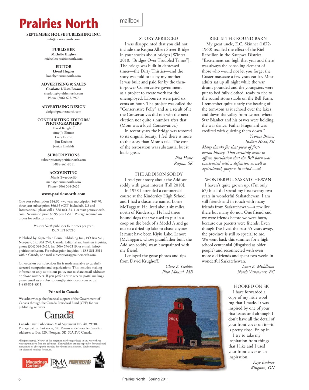 Prairies North Magazine Preview Pages