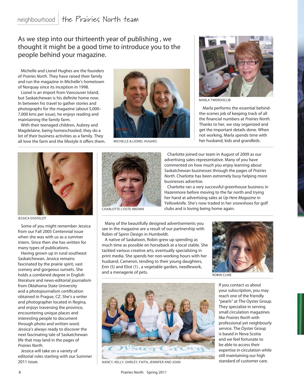 Prairies North Magazine Preview Pages