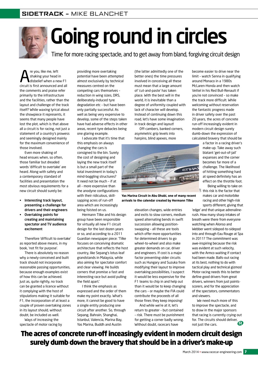 Racecar Engineering Preview Pages