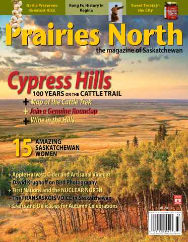 Prairies North Magazine issue Fall 2013