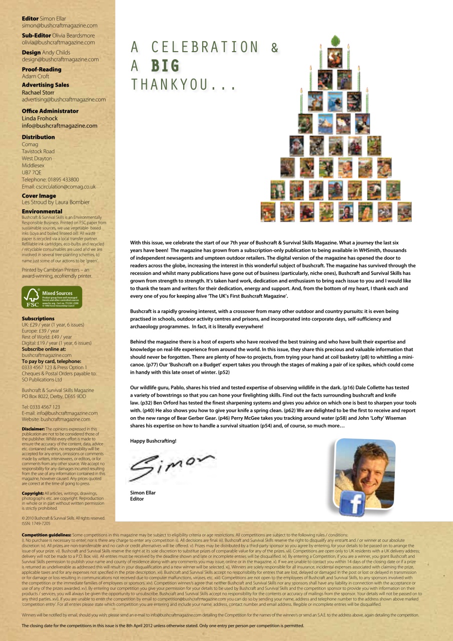 Bushcraft & Survival Skills Magazine Preview Pages