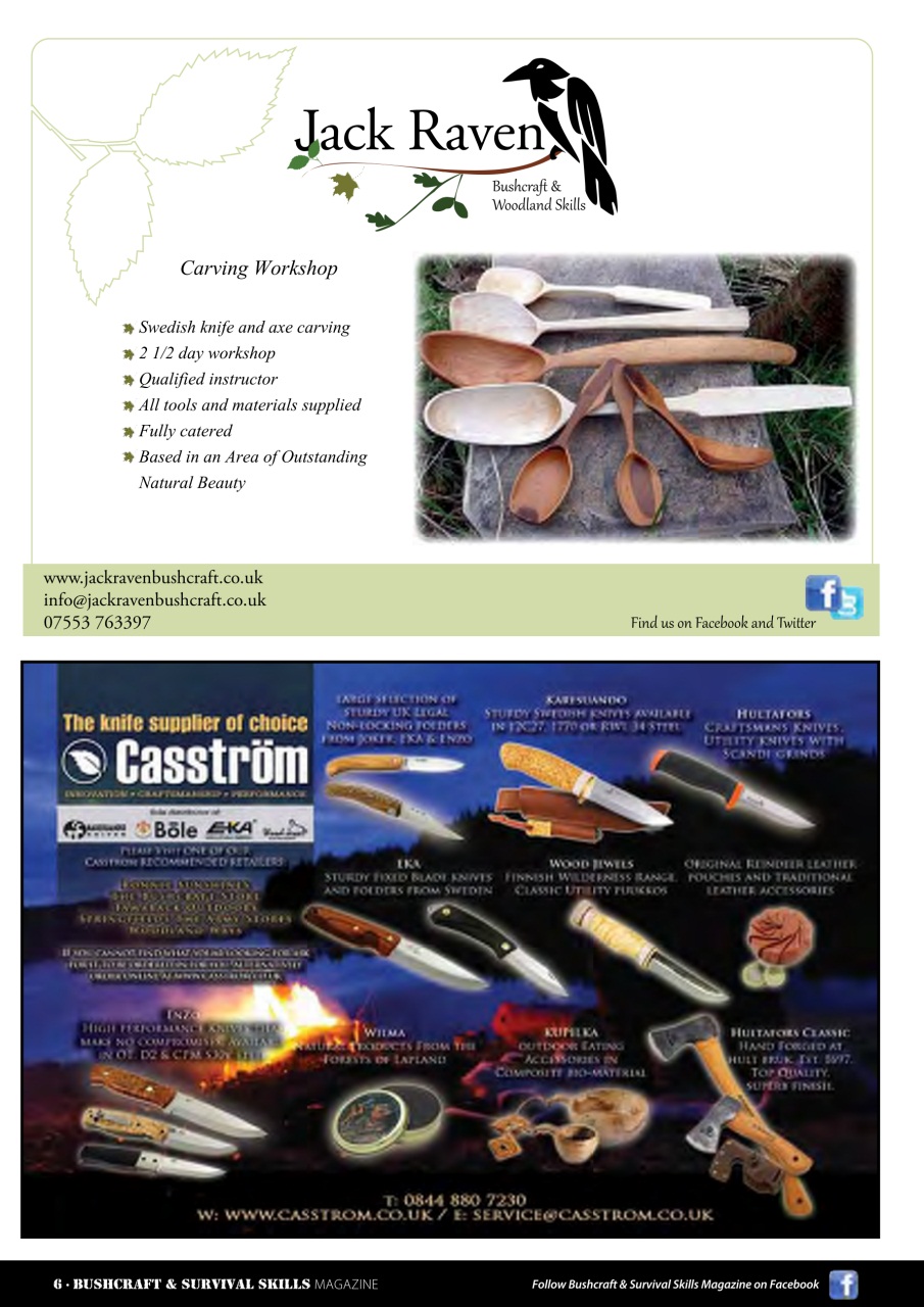 Bushcraft & Survival Skills Magazine Preview Pages