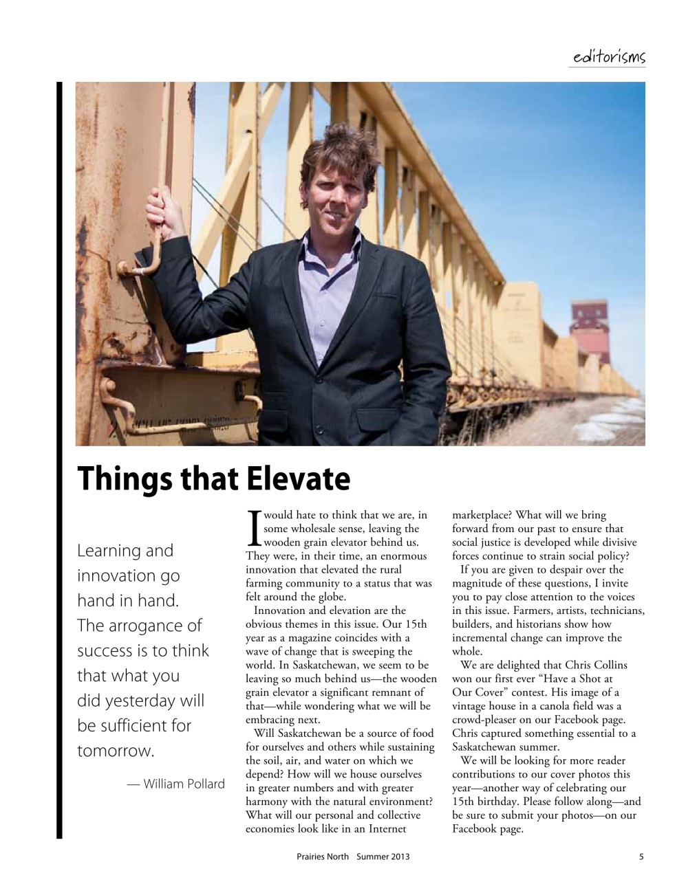 Prairies North Magazine Preview Pages