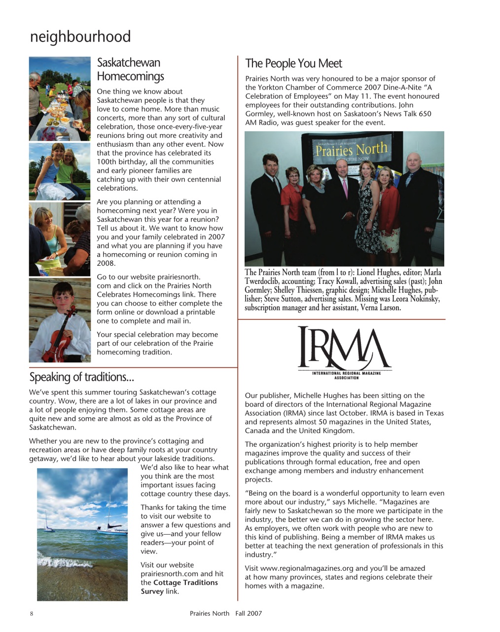 Prairies North Magazine Preview Pages