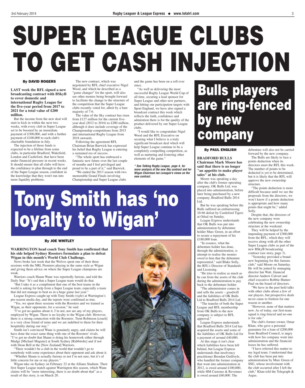 League Express Preview Pages