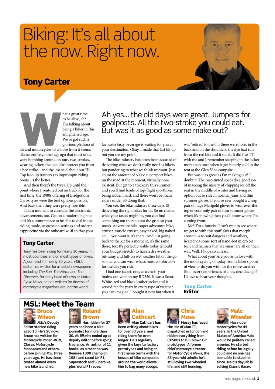 Motorcycle Sport & Leisure Preview Pages