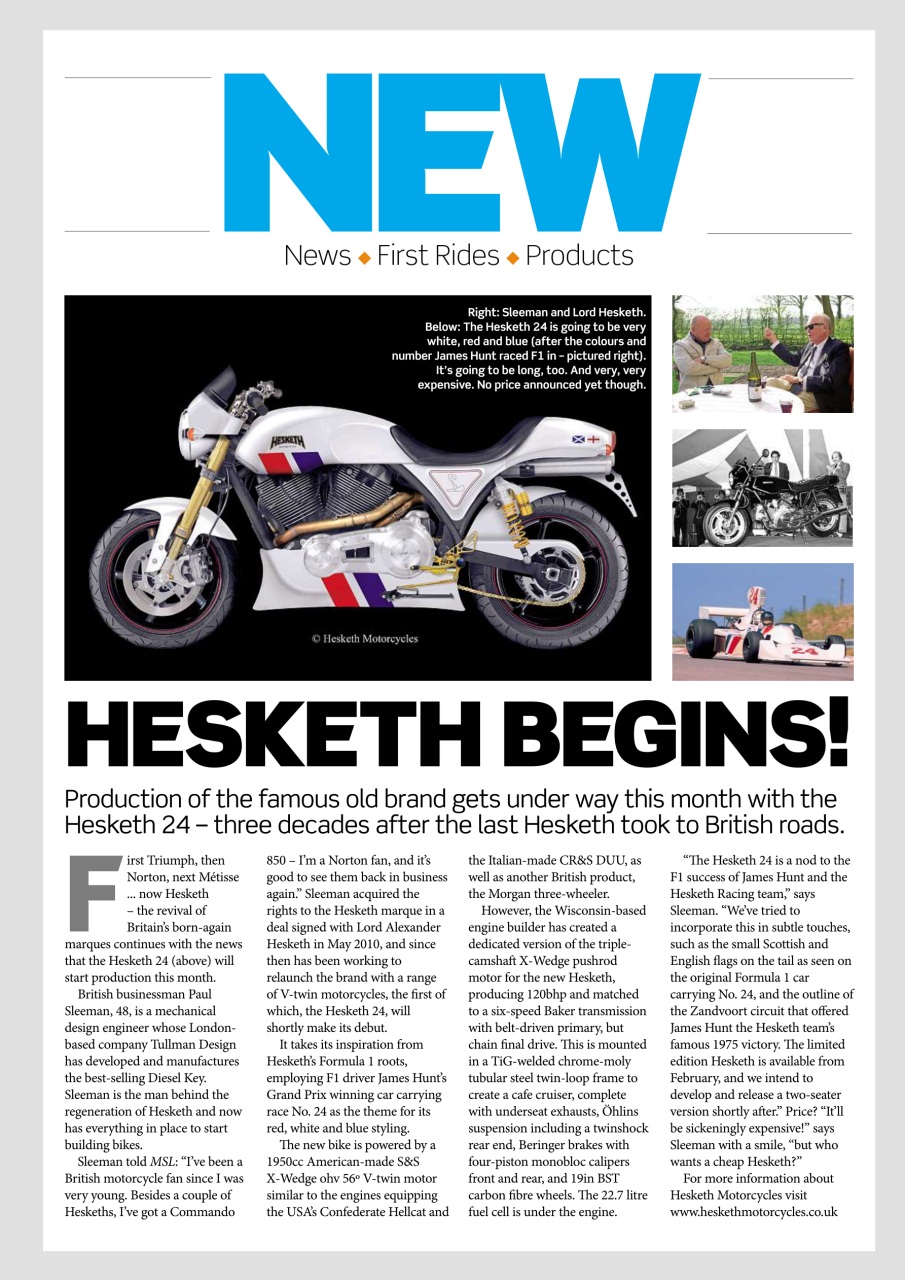 Motorcycle Sport & Leisure Preview Pages