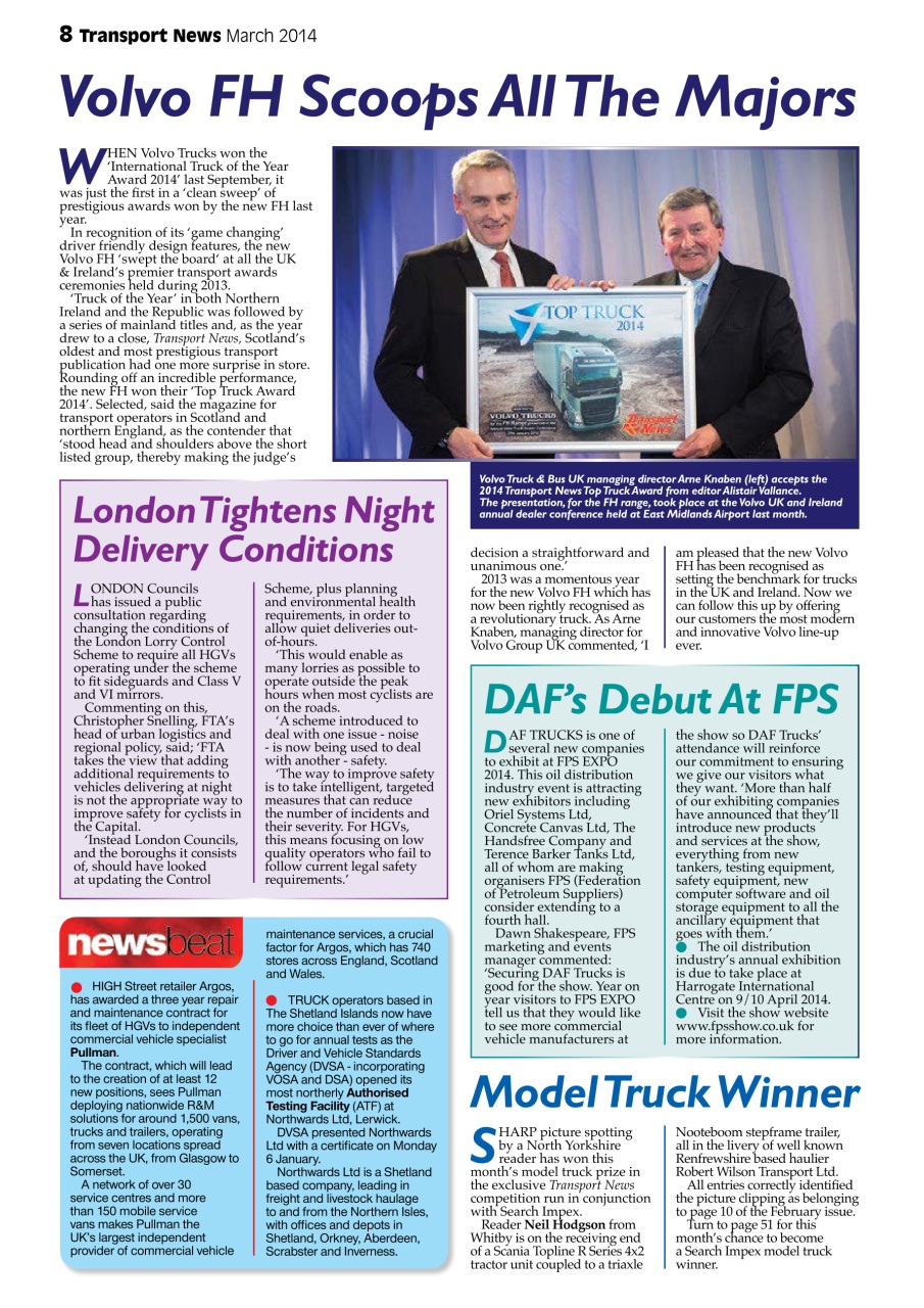Transport News Preview Pages