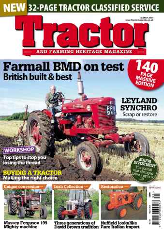 Tractor & Farming Heritage Magazine issue March 2014