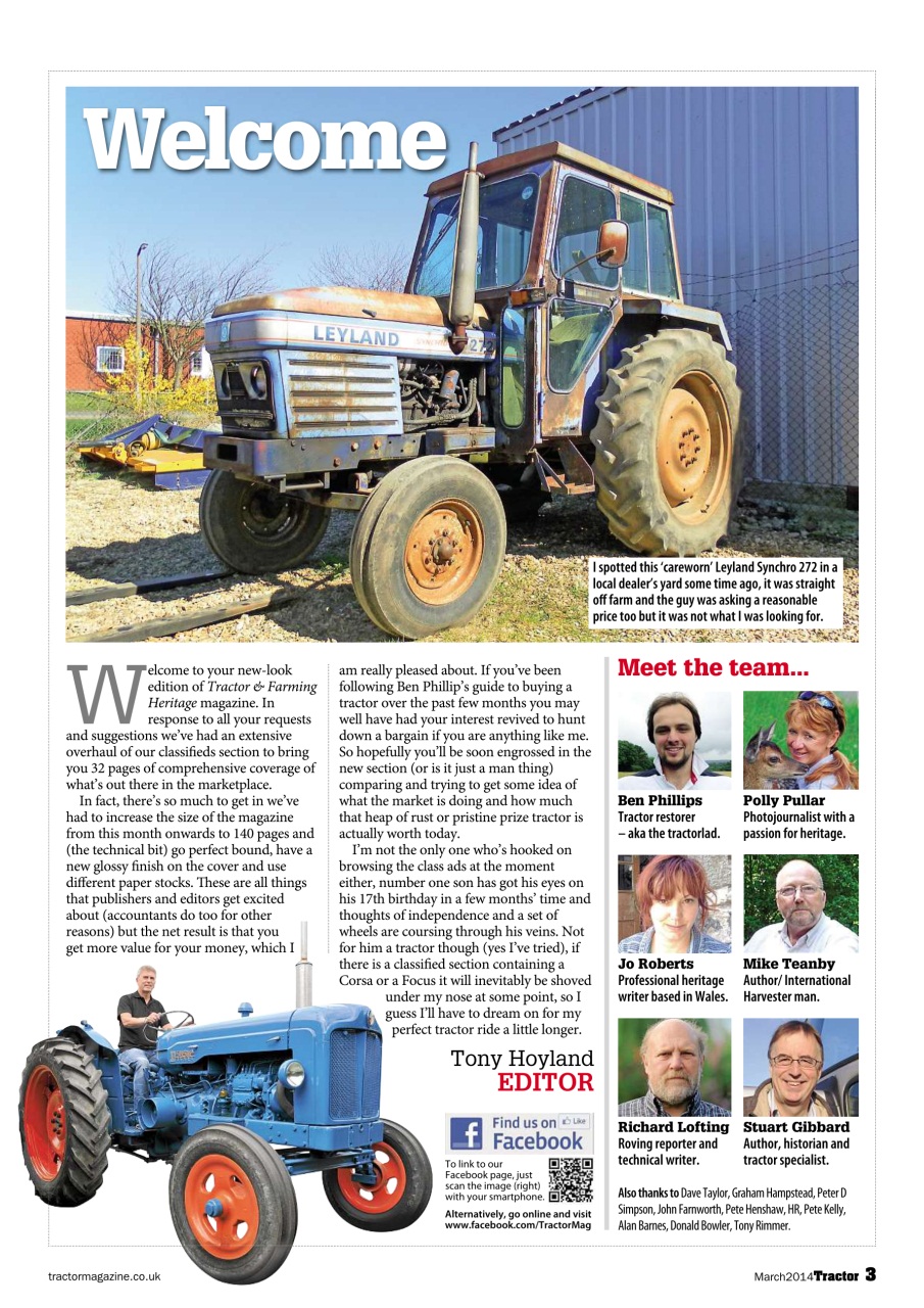Tractor & Farming Heritage Magazine Preview Pages