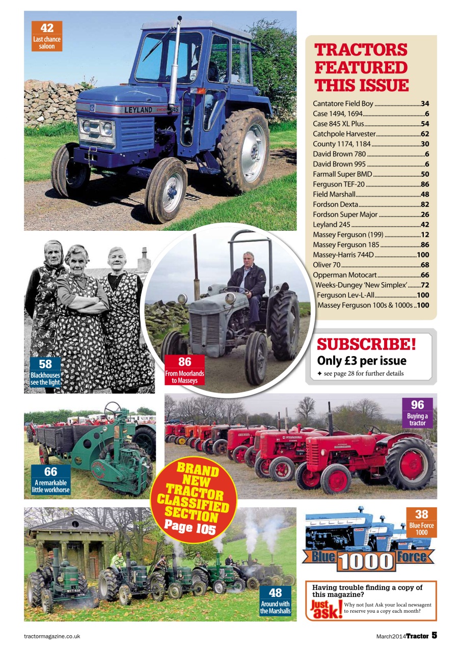Tractor & Farming Heritage Magazine Preview Pages