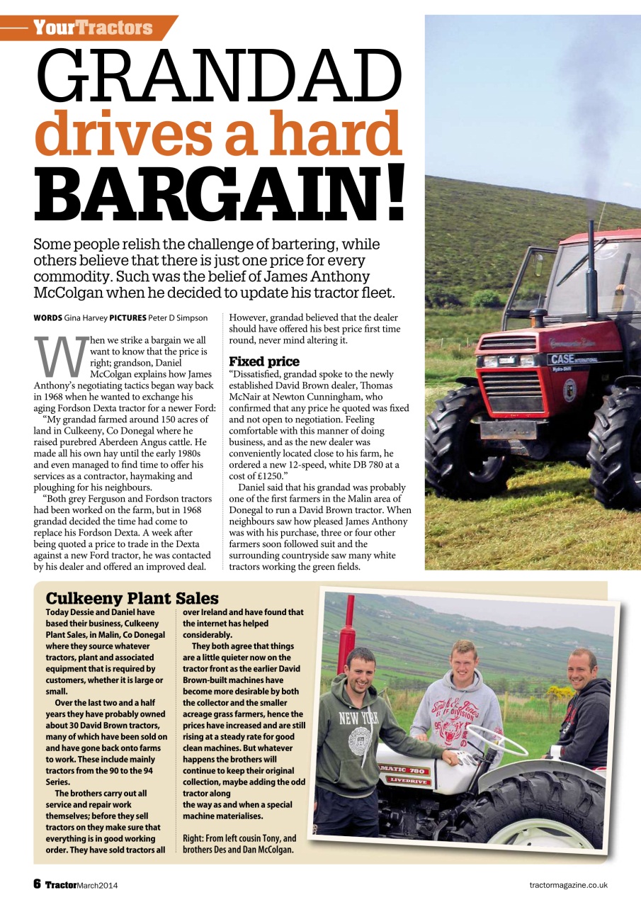 Tractor & Farming Heritage Magazine Preview Pages