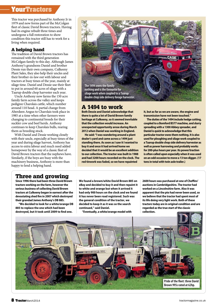 Tractor & Farming Heritage Magazine Preview Pages