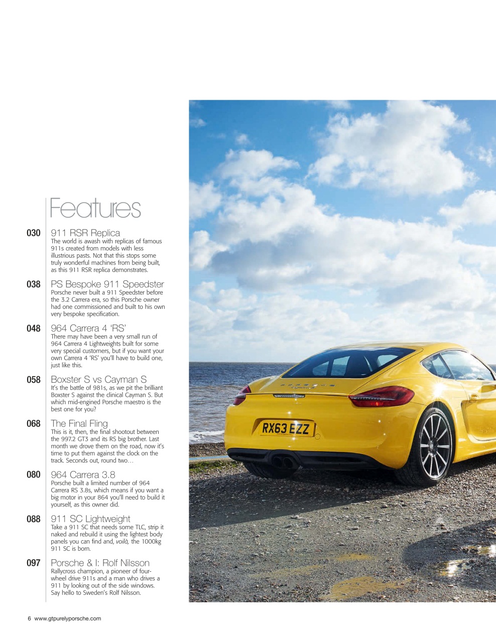 GT Porsche Preview Pages