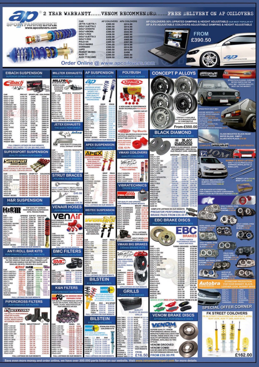 Performance VW Preview Pages