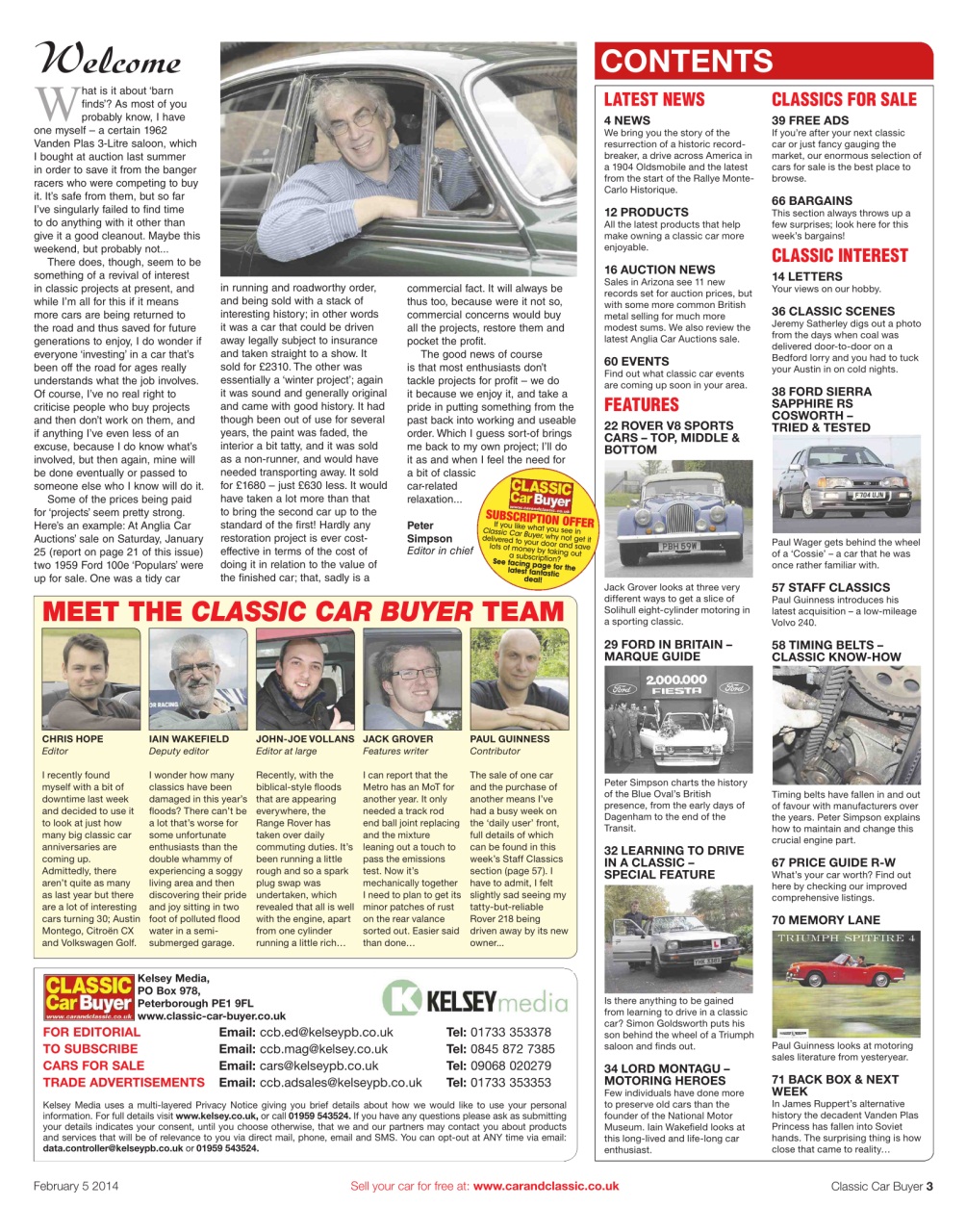 Classic Car Buyer Preview Pages