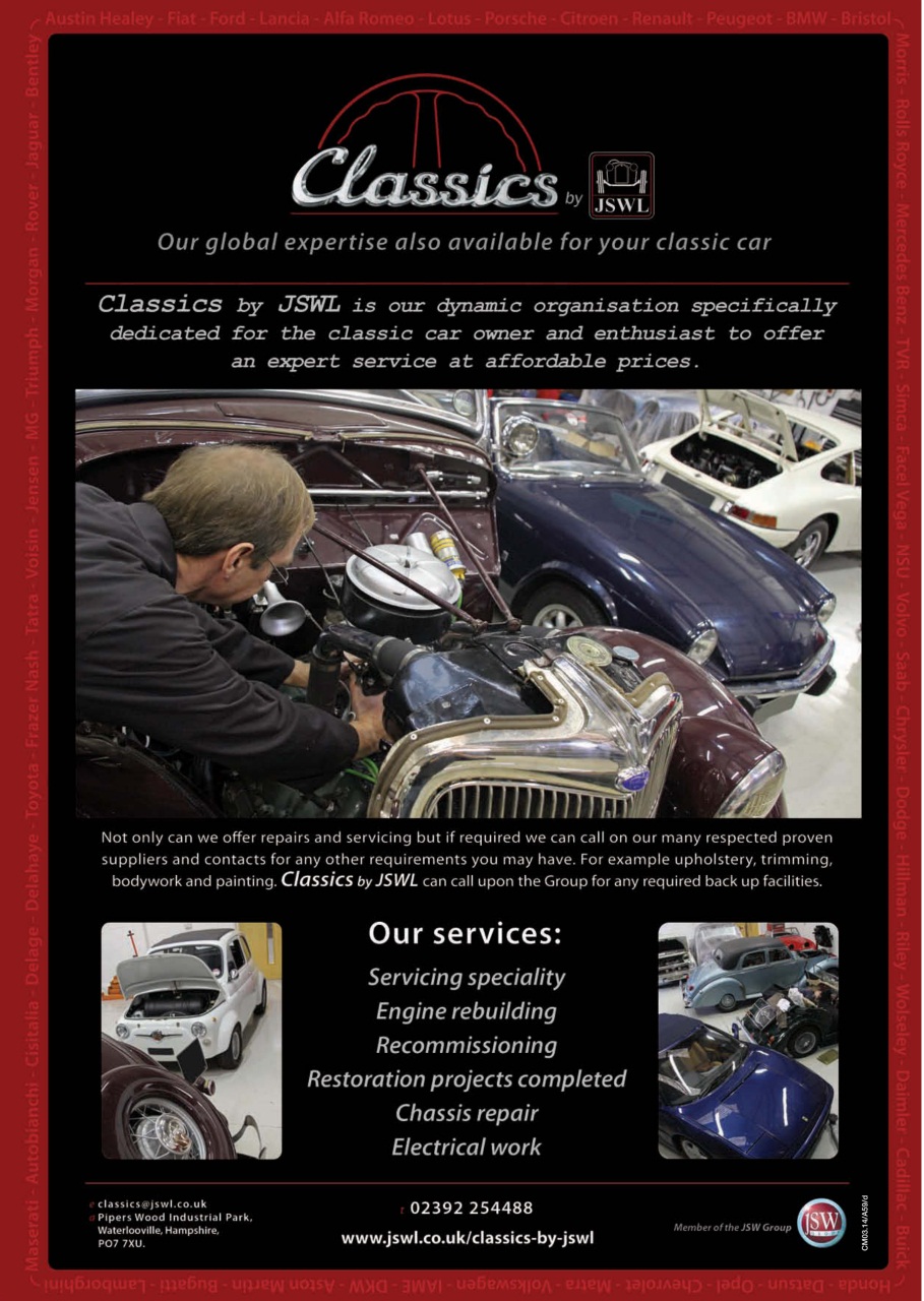 Classic Motoring Preview Pages