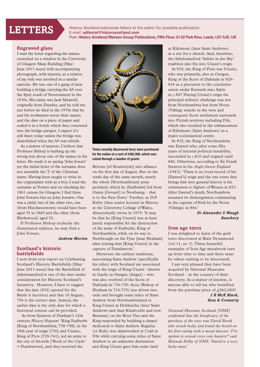 History Scotland Preview Pages