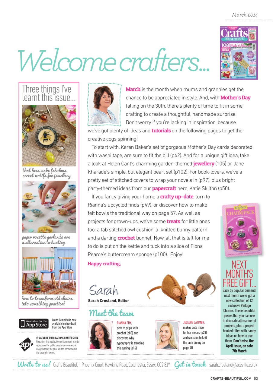 Crafts Beautiful Preview Pages