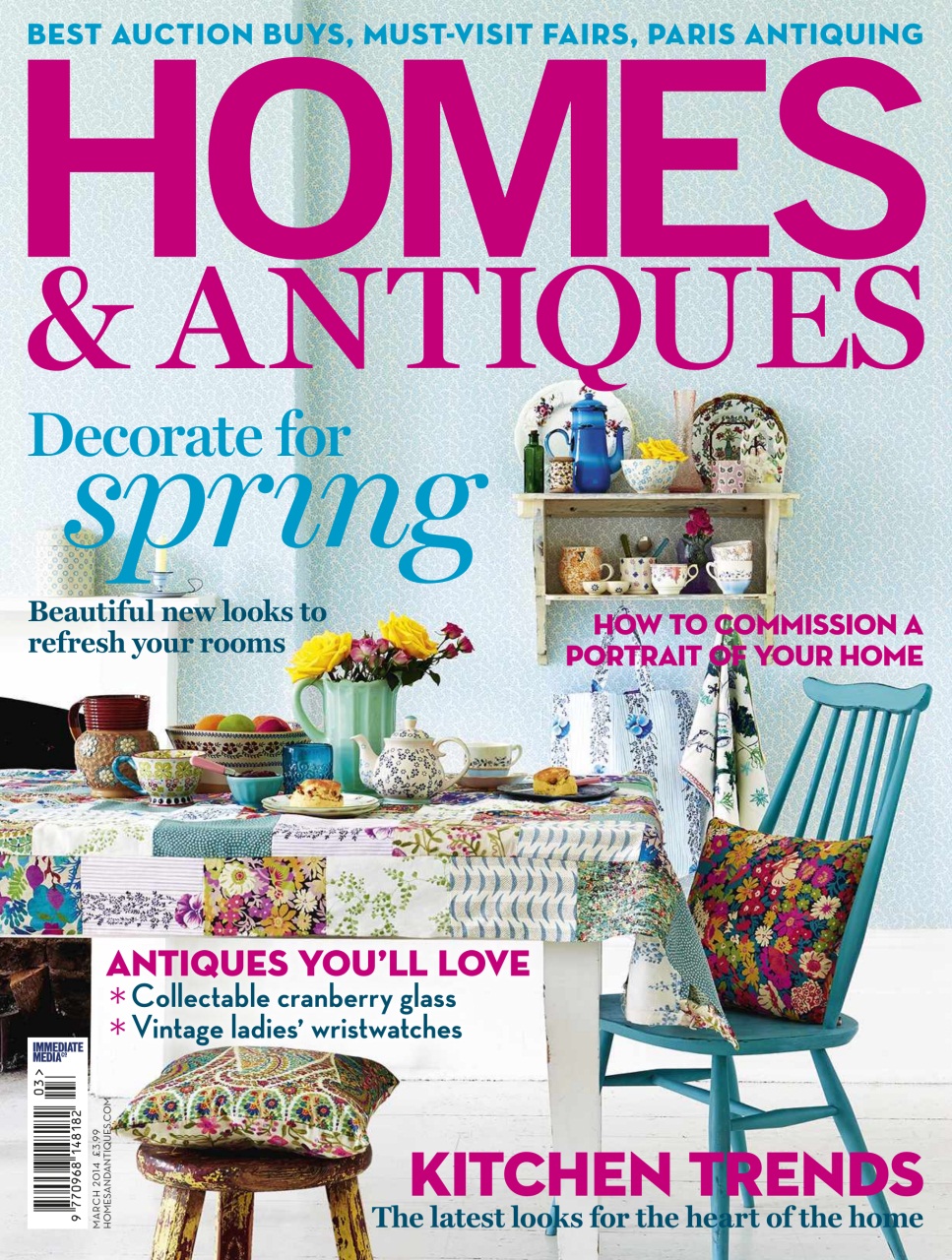 Homes & Antiques Magazine Preview Pages
