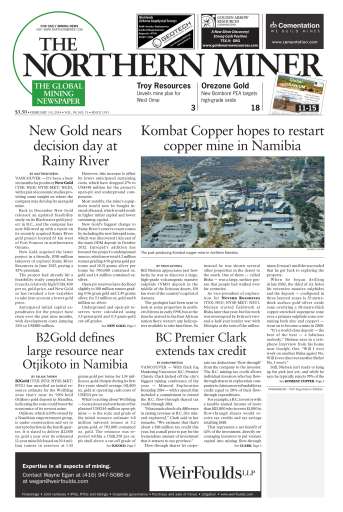 The Northern Miner issue 