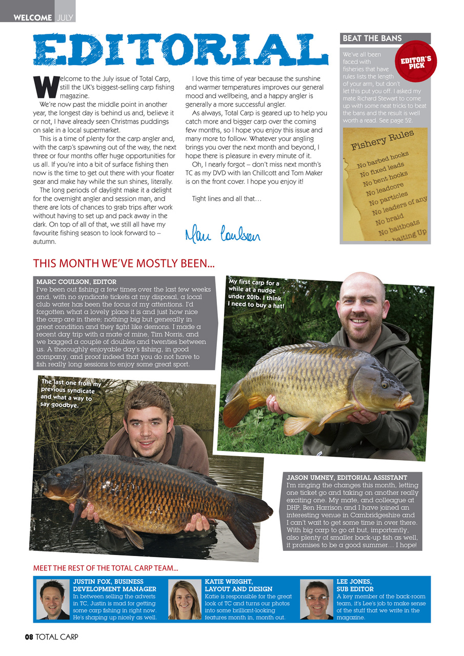 Total Carp Preview Pages