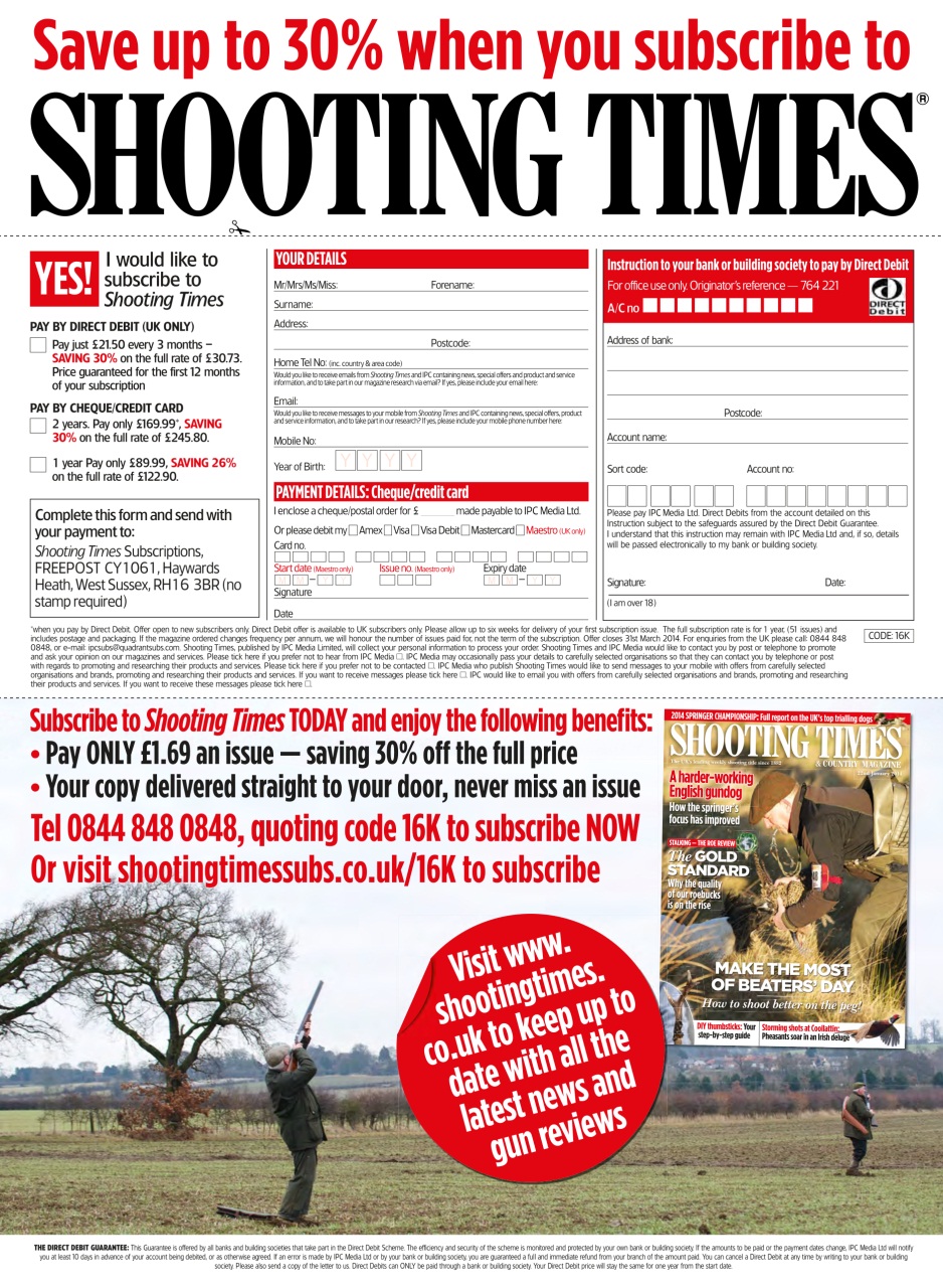 Shooting Times & Country Preview Pages