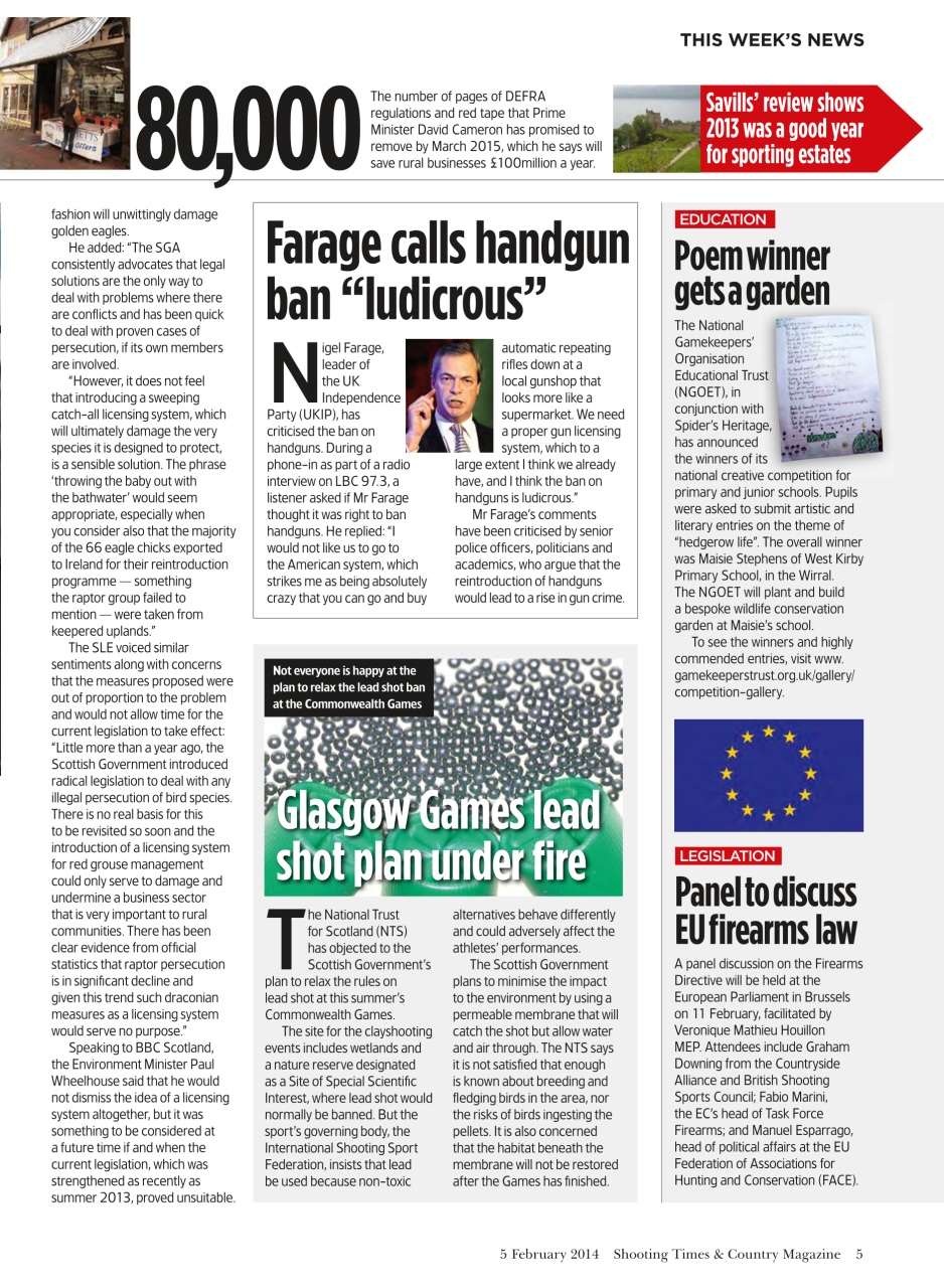 Shooting Times & Country Preview Pages