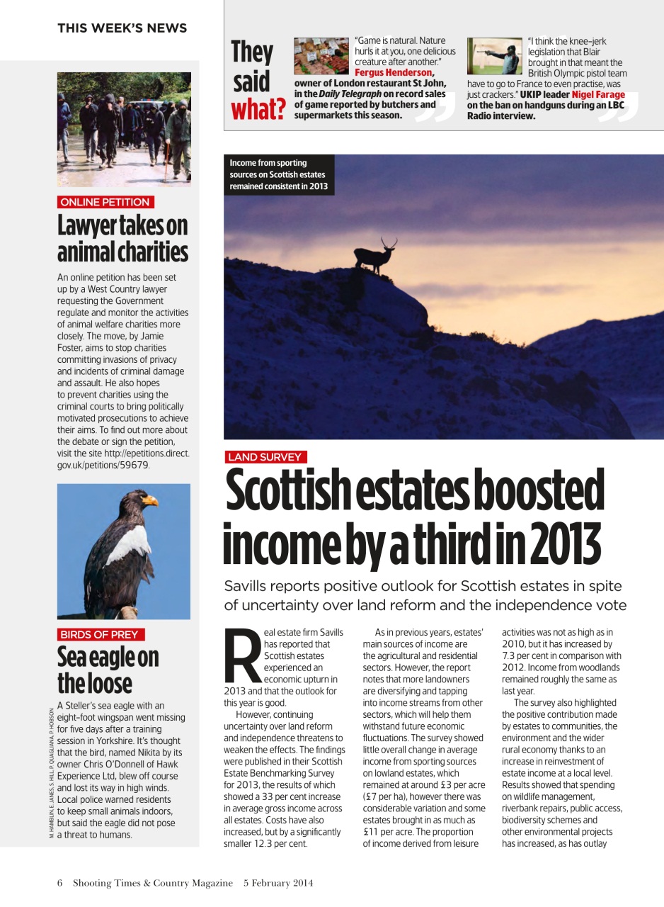 Shooting Times & Country Preview Pages