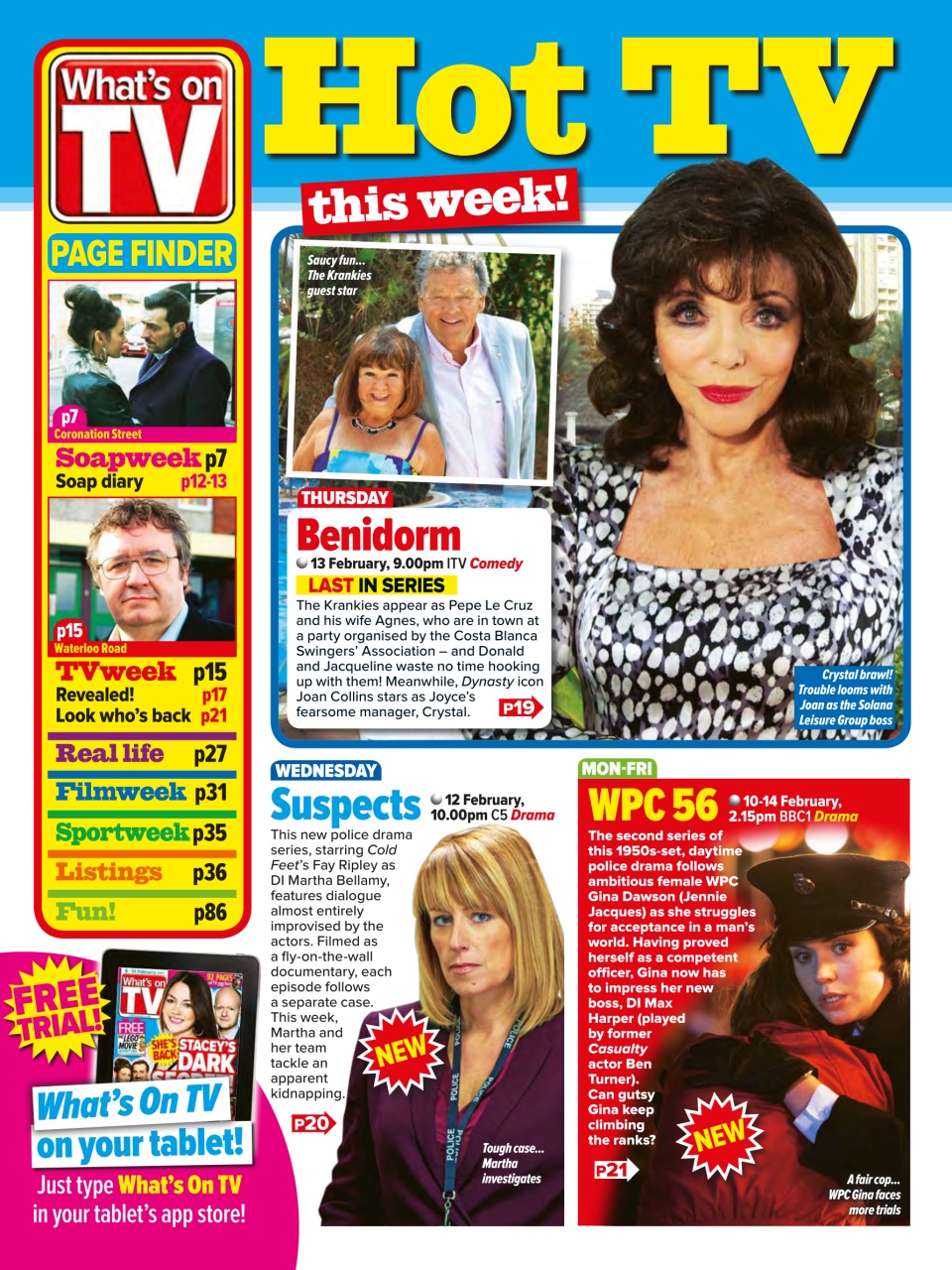 What's on TV Preview Pages