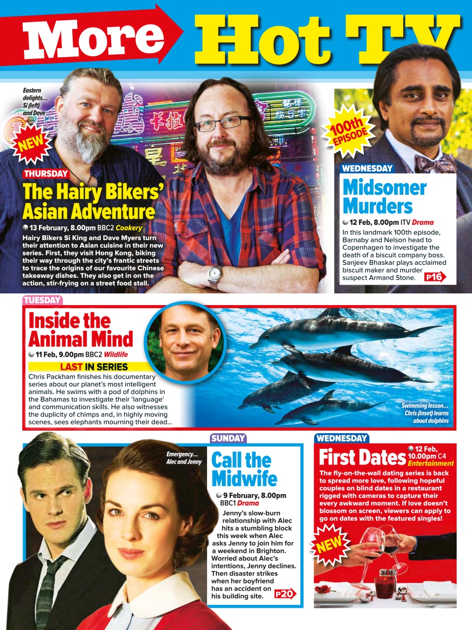 What's on TV Preview Pages