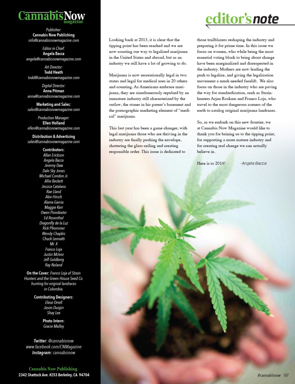 Cannabis Now Preview Pages