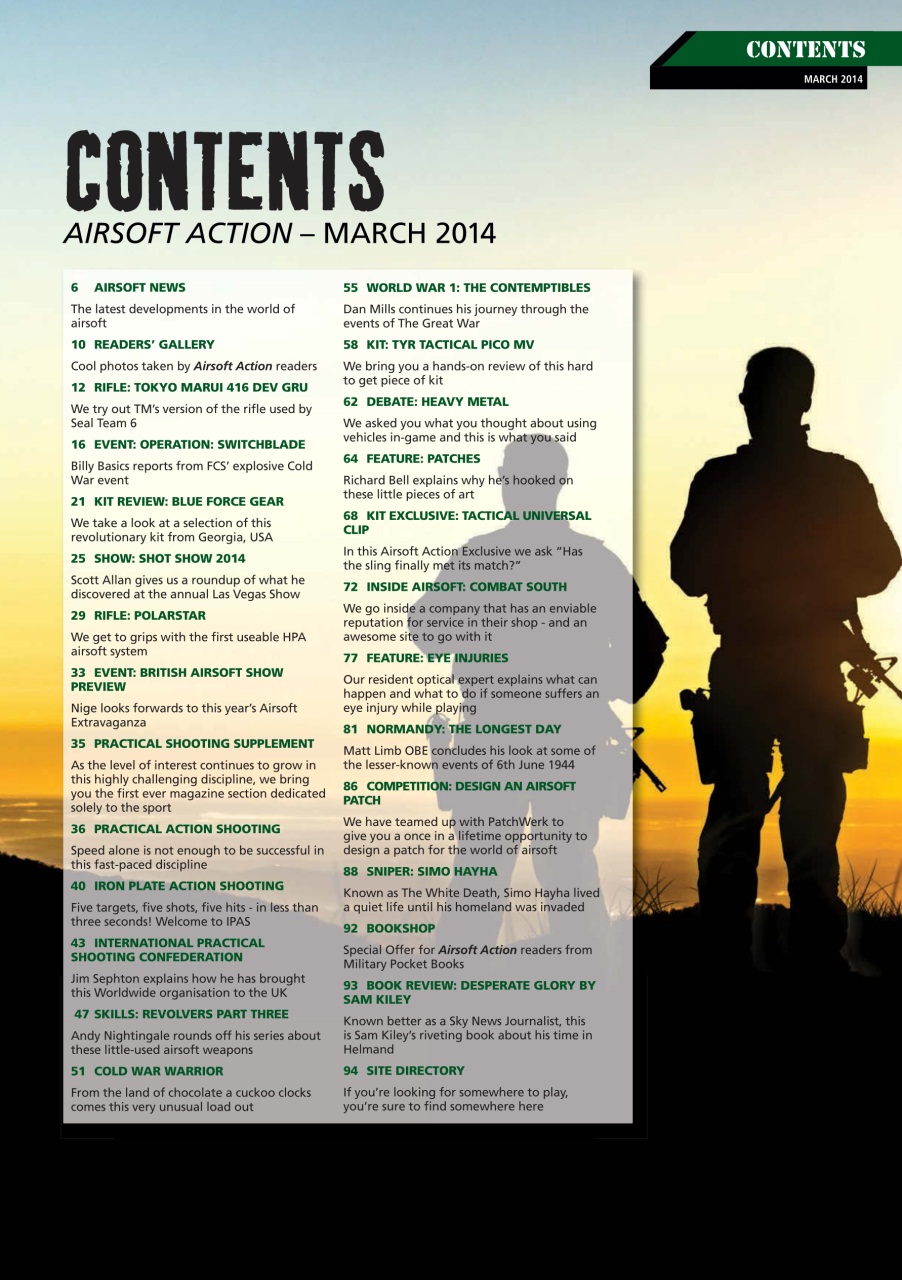 Airsoft Action Preview Pages