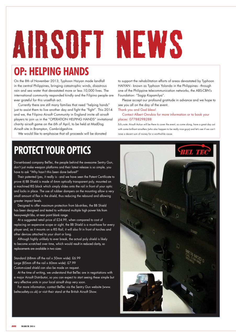 Airsoft Action Preview Pages