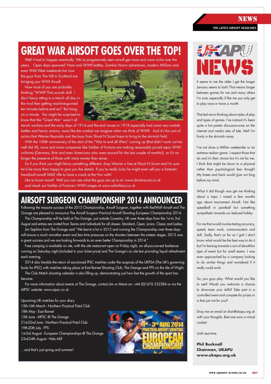 Airsoft Action Preview Pages