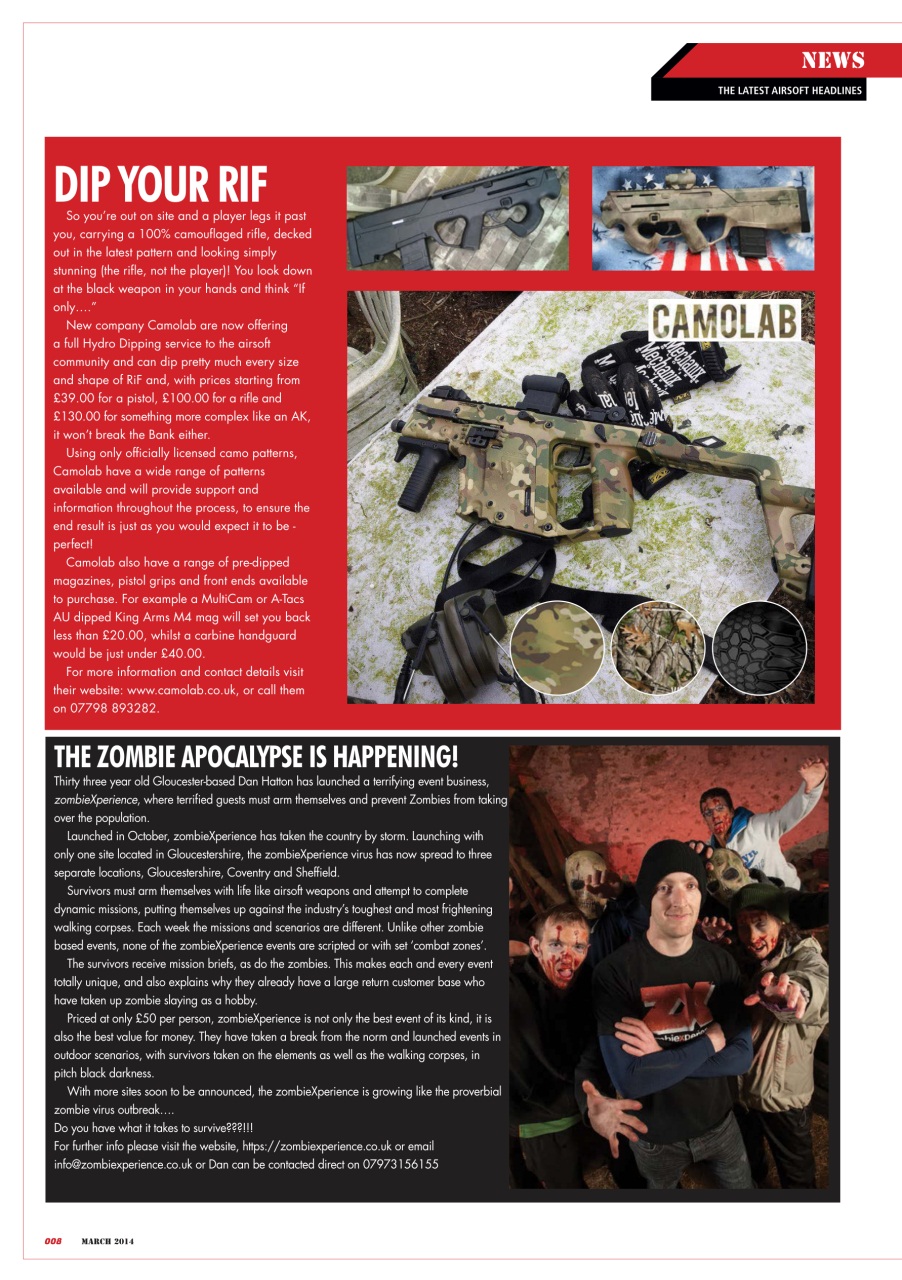 Airsoft Action Preview Pages
