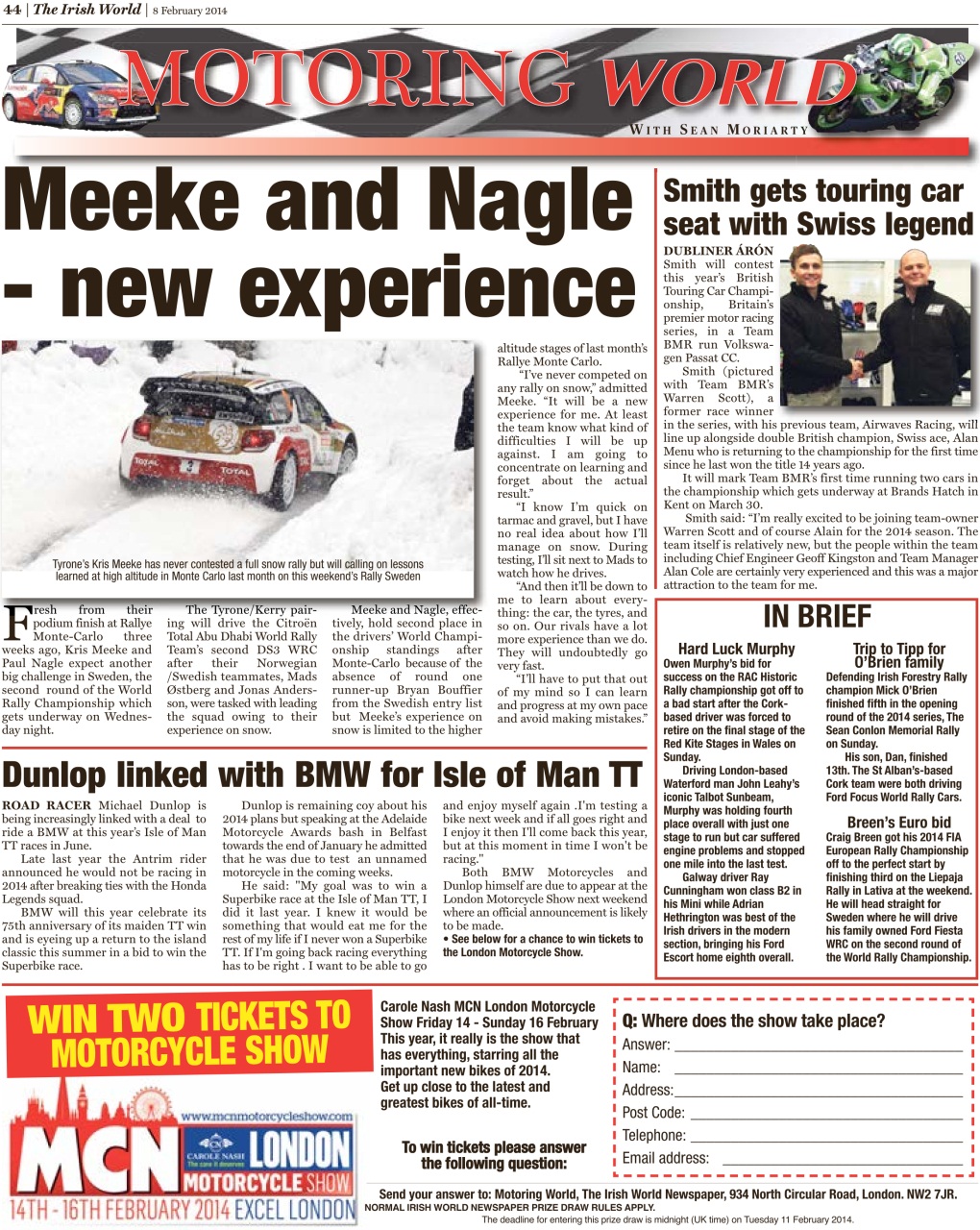 Irish World Preview Pages