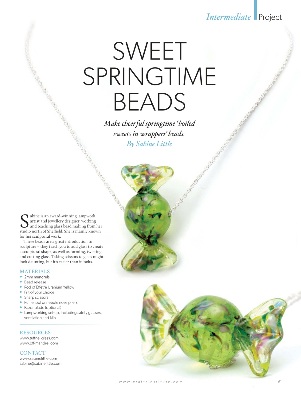 Making Jewellery Preview Pages