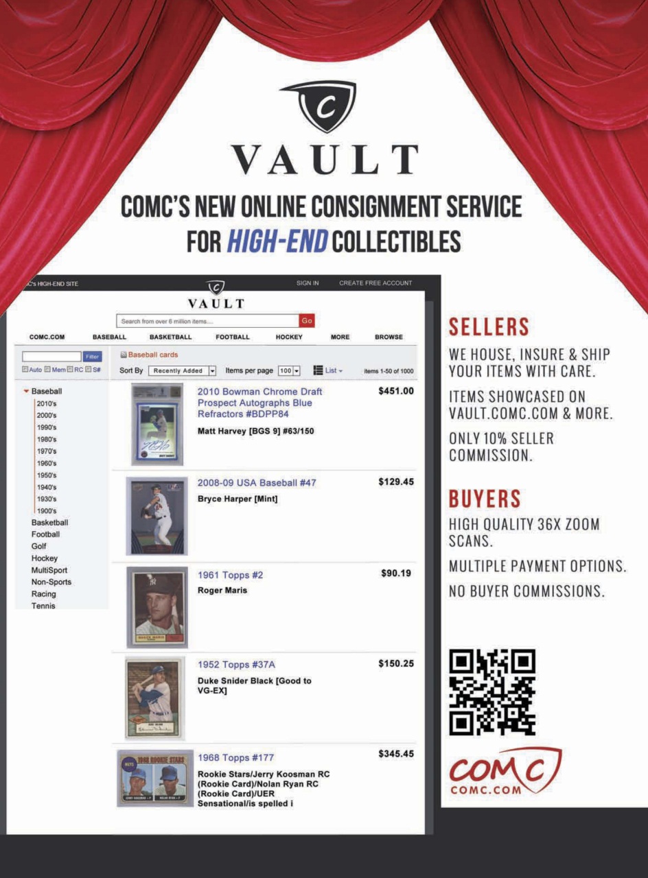 Sports Card Monthly Magazine Preview Pages