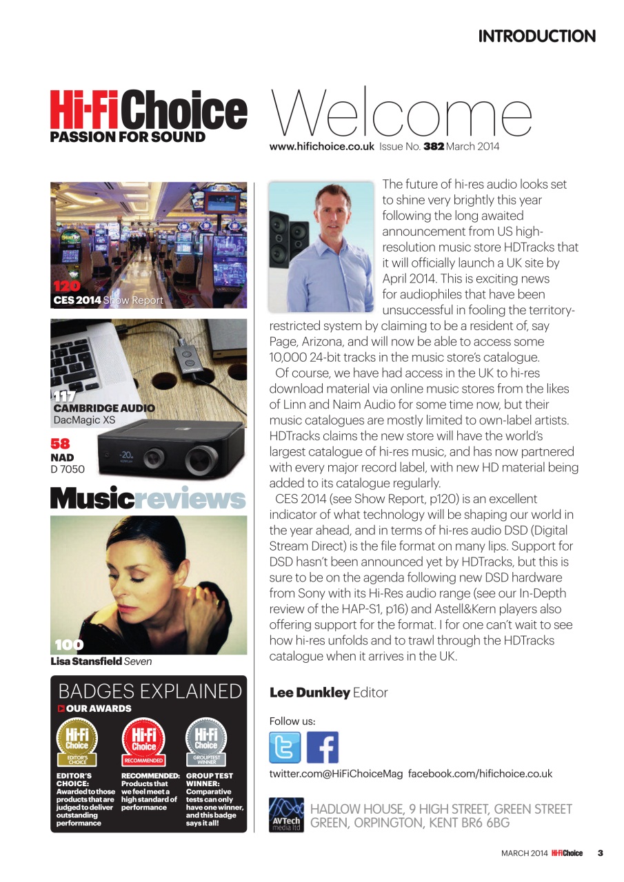 Hi-Fi Choice Preview Pages