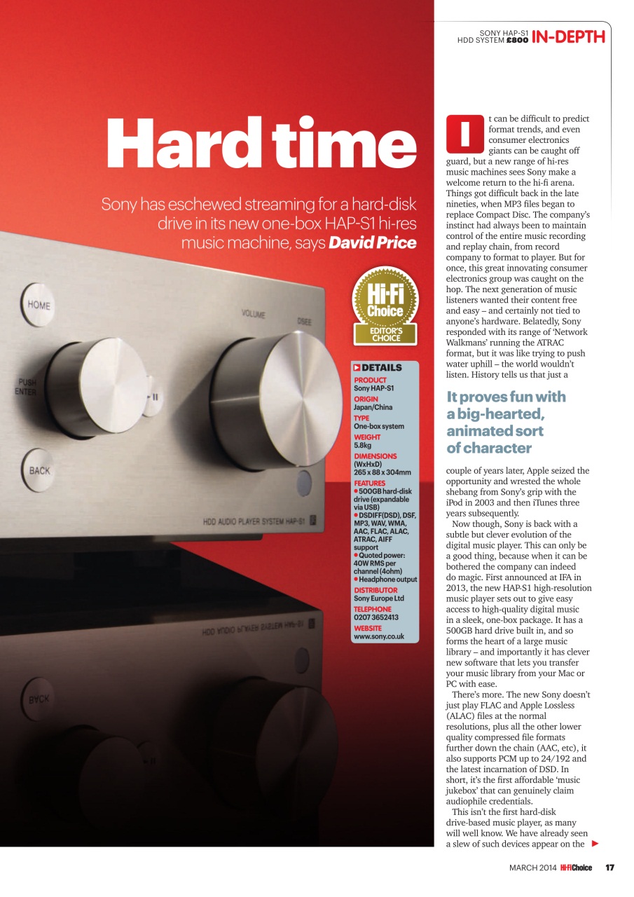 Hi-Fi Choice Preview Pages