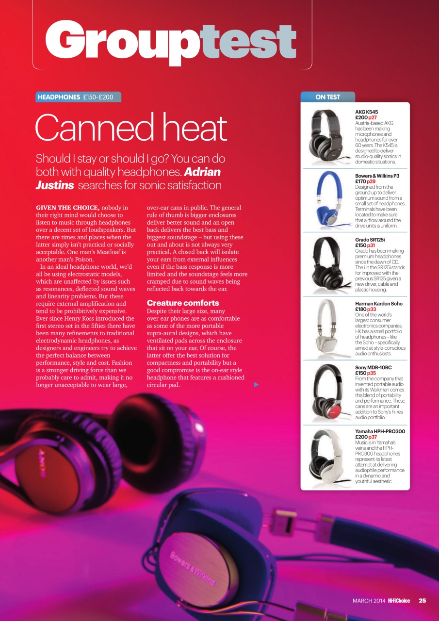 Hi-Fi Choice Preview Pages