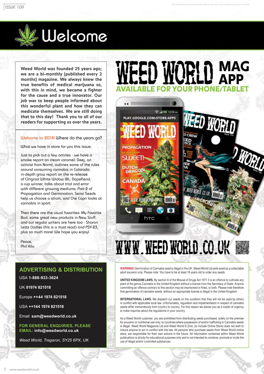 Weed World Preview Pages