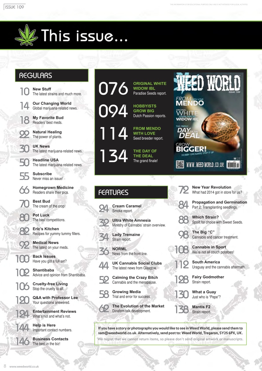 Weed World Preview Pages