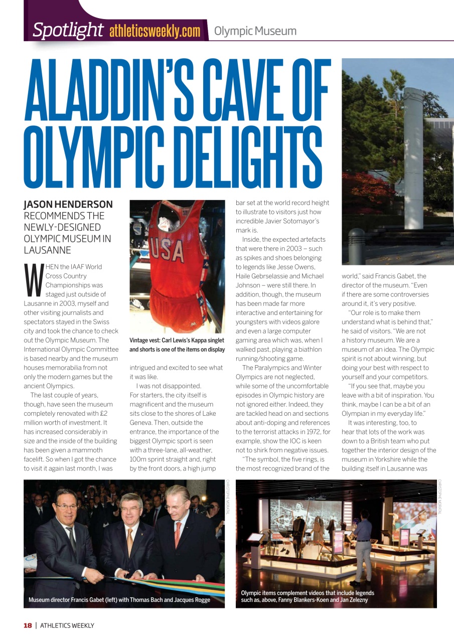 AW – Athletics Weekly Magazine Preview Pages