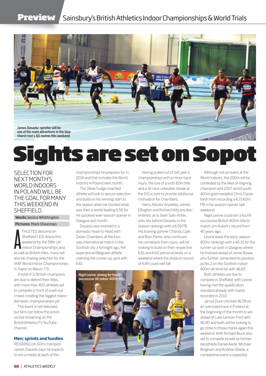 AW – Athletics Weekly Magazine Preview Pages