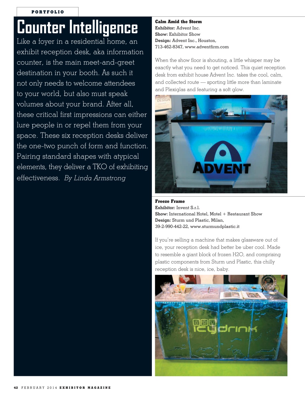 EXHIBITOR Magazine Preview Pages