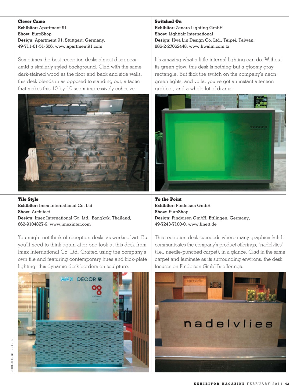 EXHIBITOR Magazine Preview Pages